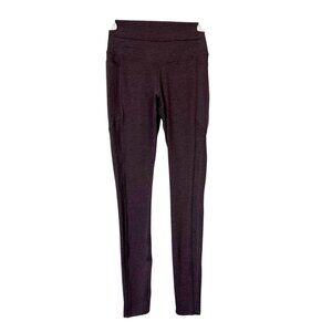 NEW Rhone Heather Revive Pocket Leggings Women’s Size XS Deep Mauve